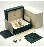 Rolex Lady-Datejust 28 steel dark grey / brown roman domed Jubilee 2024 box + papers