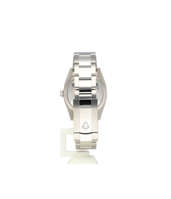 Rolex Datejust 36 steel blue motif - fluted - block Oyster 2023 box + papers