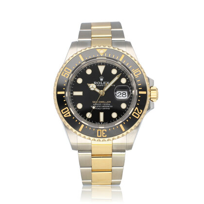 Sea-Dweller  43 steel - yellow gold black ceramic 2019 B+P | NEW ROLEX SERVICE