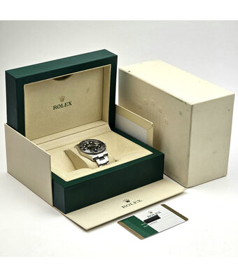 Rolex GMT-Master II 40 steel black ceramic Oyster 2018 box + papers