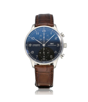 IWC Portugieser Chronograph 41 steel black