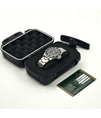 Rolex Submariner No Date 40 steel black rehaut RRR random 2010 + papers