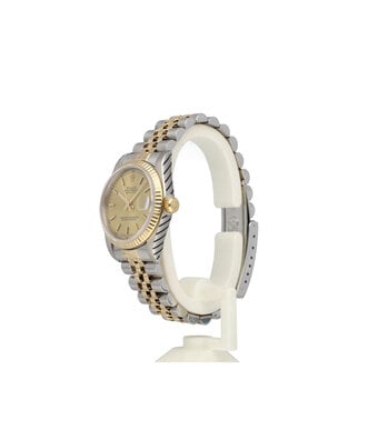 Rolex Datejust 31 NEW ROLEX SERVICE | 1986 + papers steel / gold champagne