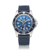 Breitling Superocean  44 steel blue 2015 B+P | NEW BREITLING SERVICE