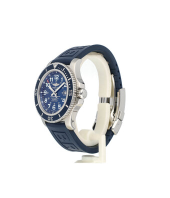 Breitling Superocean  44 steel blue 2015 B+P | NEW BREITLING SERVICE