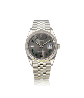 Rolex Datejust 36 steel wimbledon Jubilee 2021 B+P | NEW ROLEX SERVICE