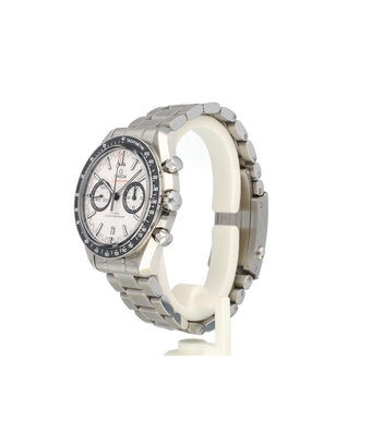 Omega Speedmaster Racing Chrono 44 steel black ceramic white 2025 box + papers