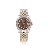 Rolex Datejust 31 steel - rose gold Jubilee choco diamond 2019 box + papers