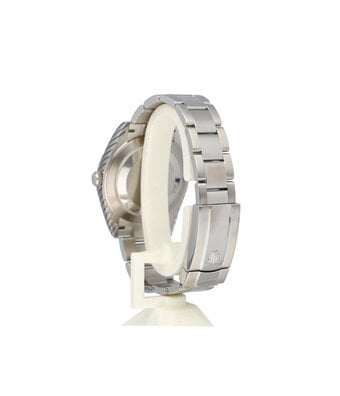 Rolex Datejust 41 steel blue index domed Oyster 2018 B+P | NEW ROLEX SERVICE