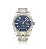 Rolex Sky-Dweller  42 steel - white gold blue Jubilee 2024 box + papers