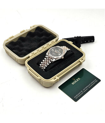 Rolex Datejust II 41 steel - rose gold Wimbledon slate grey roman Jubilee 2023 + papers