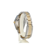 Rolex Datejust 36 NEW ROLEX SERVICE | steel - gold black diamond 2019 B+P