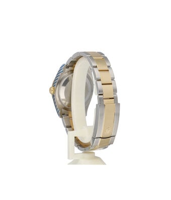 Rolex Datejust 36 NEW ROLEX SERVICE | steel - gold black diamond 2019 B+P