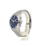 IWC Pilot's Watch Chronograph 41 steel blue 2021 box + papers