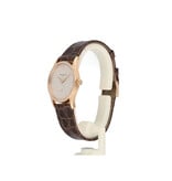 Patek Philippe Calatrava   rose gold NEW brown alligator PP strap + PP extract