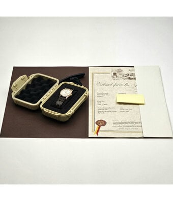 Patek Philippe Calatrava   rose gold NEW brown alligator PP strap + PP extract