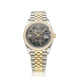Rolex Datejust 36 Wimbledon Jubilee 2021 box + papers | steel - yellow gold grey