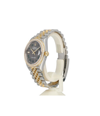 Rolex Datejust 36 Wimbledon Jubilee 2021 box + papers | steel - yellow gold grey