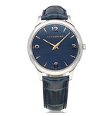 Chopard L.U.C.  40 steel blue automatic 2020 box + papers | NEW CHOPARD STRAP