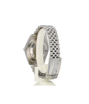 Rolex Datejust II 41 steel rhodium - slate - grey fluted Jubilee 2021 box + papers