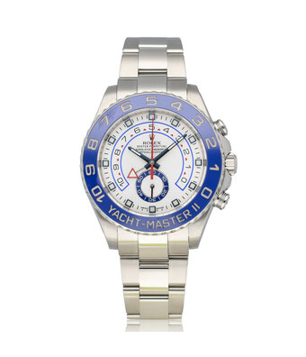 Rolex Yacht-master II steel - blue ceramic white Oyster | BLUE HANDS