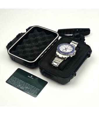 Rolex Yacht-master II steel - blue ceramic white Oyster | BLUE HANDS