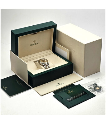 Rolex Datejust 36 diamond Jubilee 2021 box + papers | steel - yellow gold factory champagne