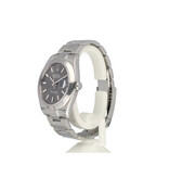 Rolex Datejust 41 steel grey - slate Oyster 2021 B+P | NEW ROLEX SERVICE