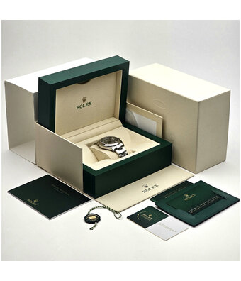 Rolex Datejust 41 steel grey - slate Oyster 2021 B+P | NEW ROLEX SERVICE