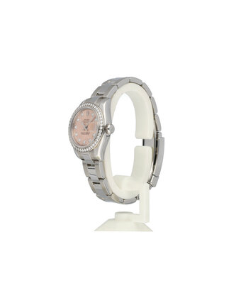 Rolex Lady-Datejust 26 steel - white gold diamond pink gold crystal Oyster 2012 B+P