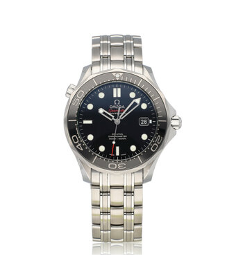 Omega Seamaster Diver 300M Co-Axial Chronometer 41 steel black 2019 B+P