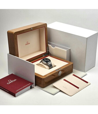 Omega Seamaster Diver 300M Co-Axial Chronometer 41 steel black 2019 B+P