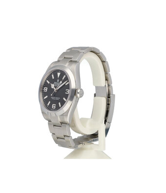 Rolex Explorer  40 steel black domed Oyster 2024 box + papers