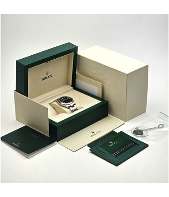 Rolex Explorer  40 steel black domed Oyster 2024 box + papers
