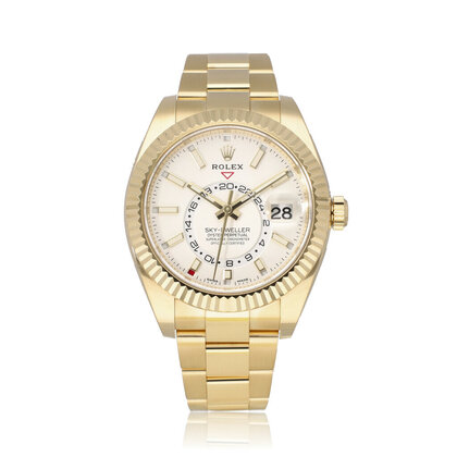 Sky-Dweller  42 yellow gold - white Oyster 2021 box + papers