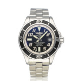 Breitling Superocean  42 steel black 2013 box + papers