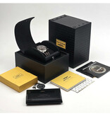 Breitling Transocean Chronograph 43 steel rose gold brown 2014 box + papers