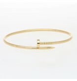 Cartier Just un Clou  18cm size 18 yellow gold nail bracelet small SM 2023 box + papers