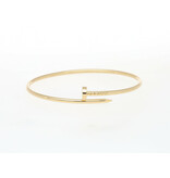 Cartier Just un Clou  18cm size 18 yellow gold nail bracelet small SM 2023 box + papers