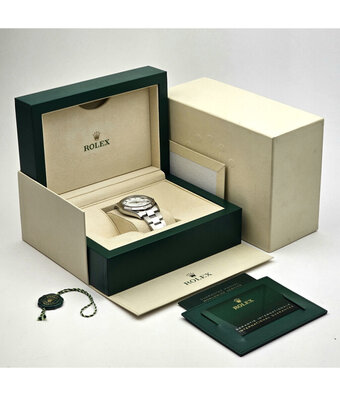 Rolex Datejust 41 steel - white gold roman Oyster 2024 box + papers