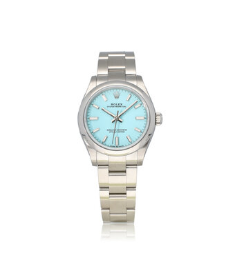 Rolex Oyster Perpetual 31 steel Tiffany - turquoise - white tag 2025 box + papers