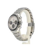 Omega Speedmaster Date 40 steel white black - panda limited - OPEN DATE - box + papers