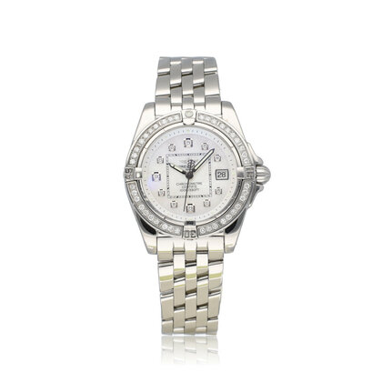 Galactic Sleek Edition 32 MOP diamond 2007 box + papers | steel white