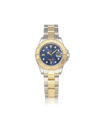 Rolex Yacht-master 29 steel - yelow gold blue 2002 box + papers