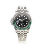 Rolex GMT-Master II 40 steel left - lefty - Sprite green Jubilee 2024 box + papers
