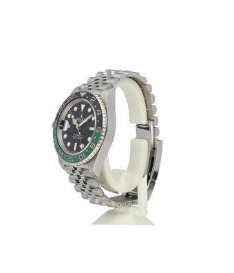 Rolex GMT-Master II 40 steel left - lefty - Sprite green Jubilee 2024 box + papers