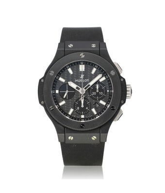 Hublot Big Bang Chronograph Black Magic 44 ceramic carbon | OPEN DATE | box + papers