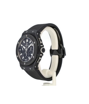 Hublot Big Bang Chronograph Black Magic 44 ceramic carbon | OPEN DATE | box + papers
