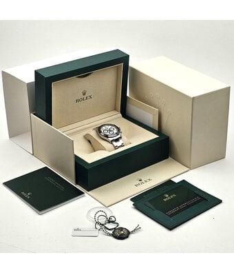 Rolex Daytona  40 white - panda 2018 box + papers | steel ceramic