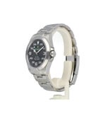 Rolex Air-king 40 steel black domed Oyster 2024 box + papers